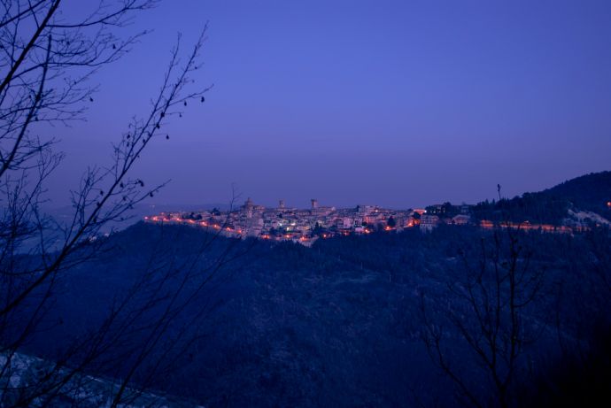 Veduta panoramica di Arcevia (AN)